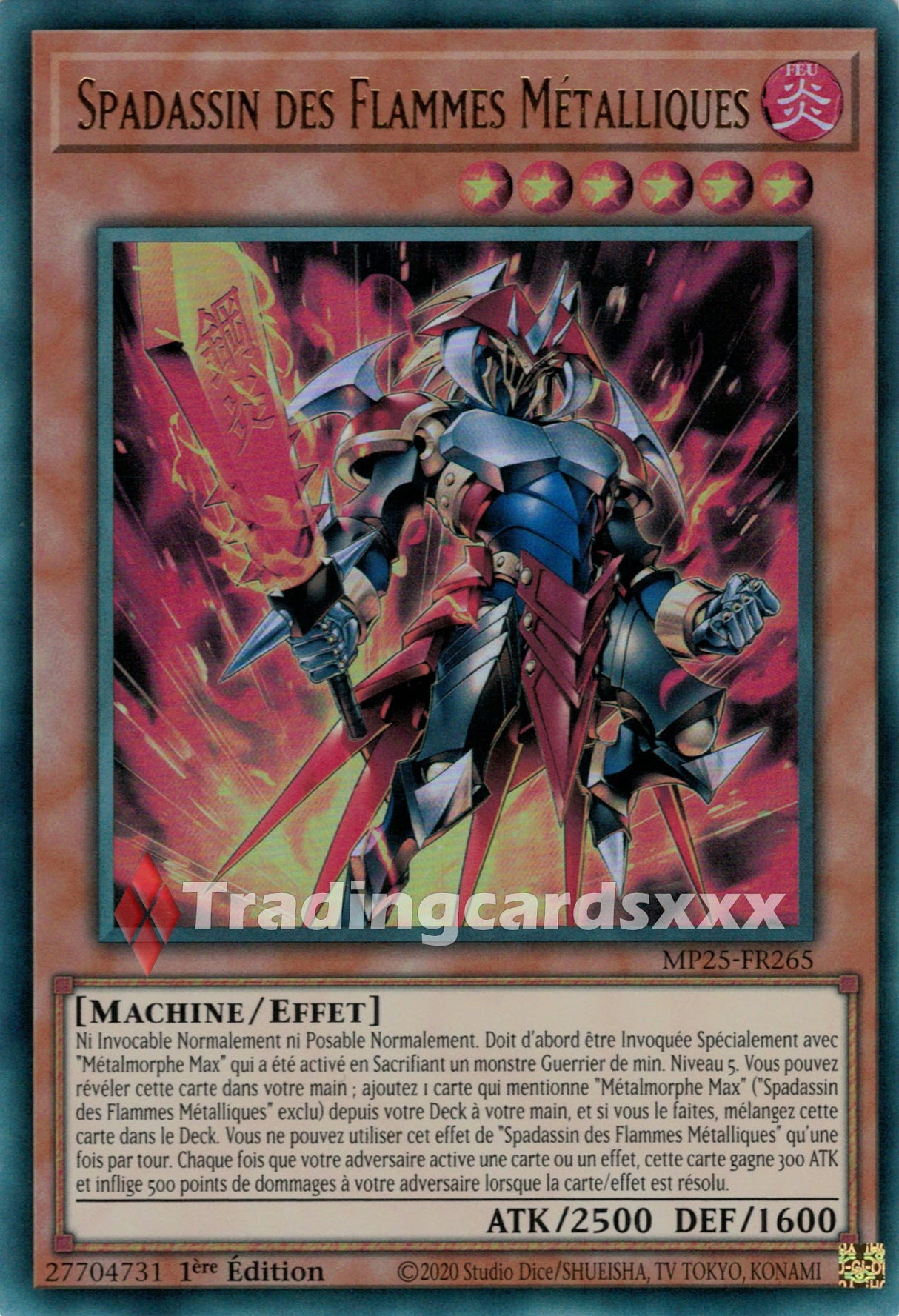 Yu-Gi-Oh! Spadassin des Flammes Métalliques : UR MP25-FR265