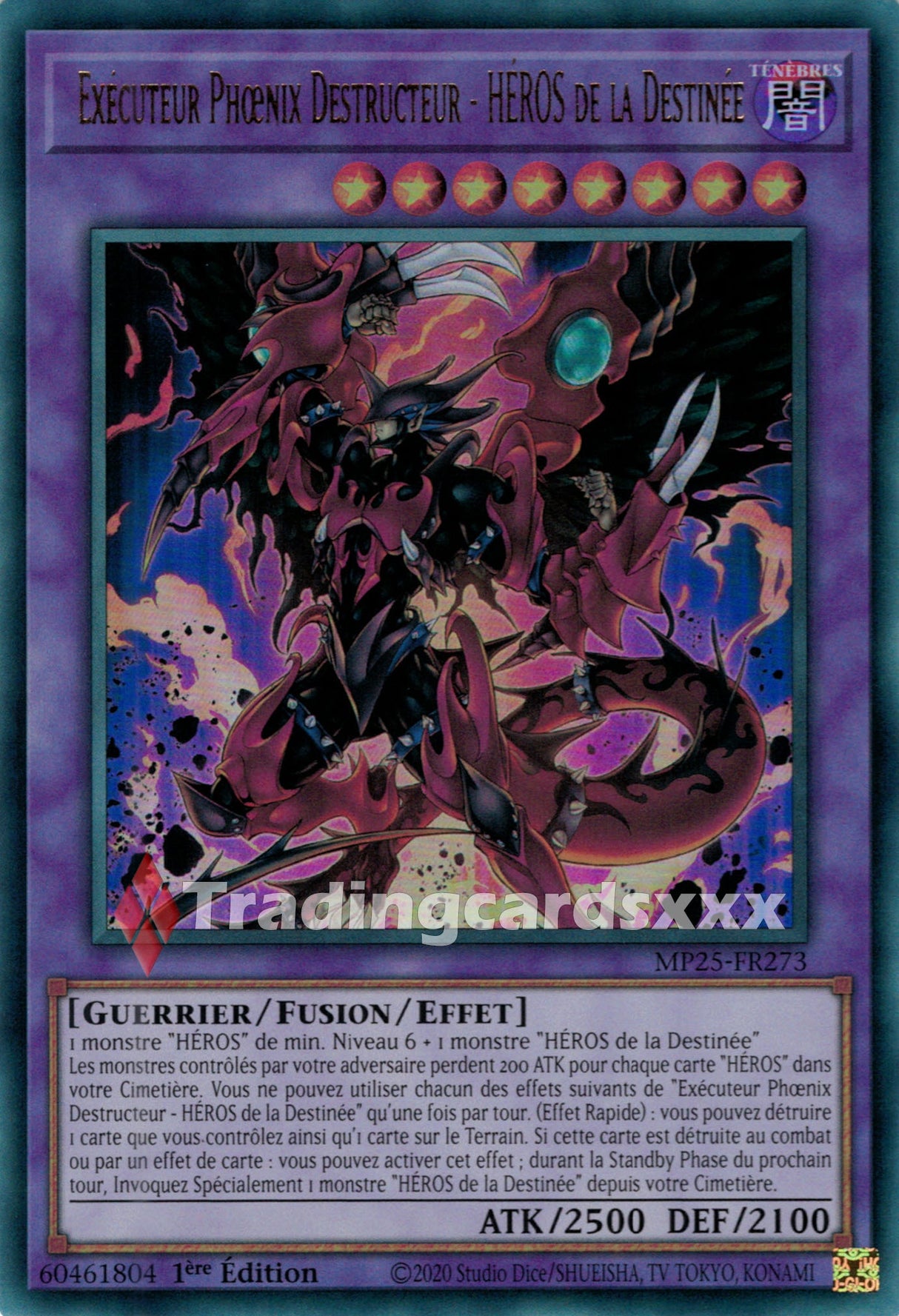 Yu-Gi-Oh! Exécuteur Phœnix Destructeur - HÉROS de la Destinée : UR MP25-FR273