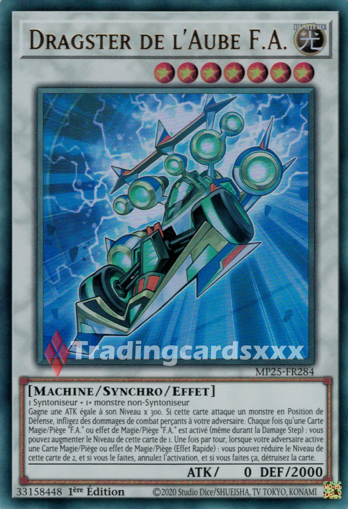 Yu-Gi-Oh! Dragster de l'Aube F.A. : UR MP25-FR284