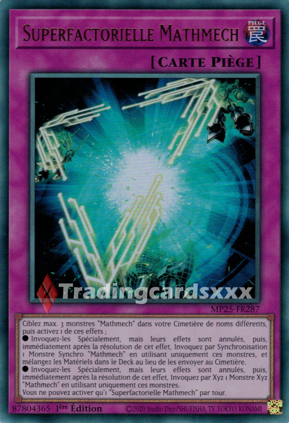 Yu-Gi-Oh! Superfactorielle Mathmech : UR MP25-FR287