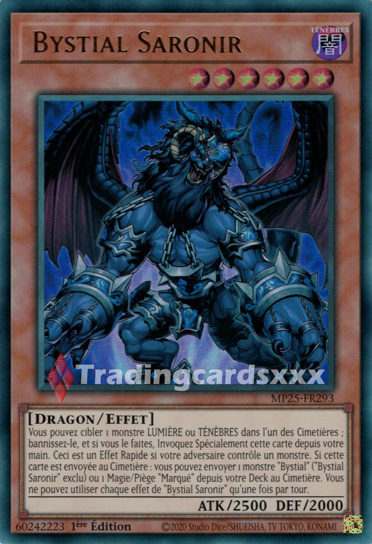 Yu-Gi-Oh! Bystial Saronir : UR MP25-FR293
