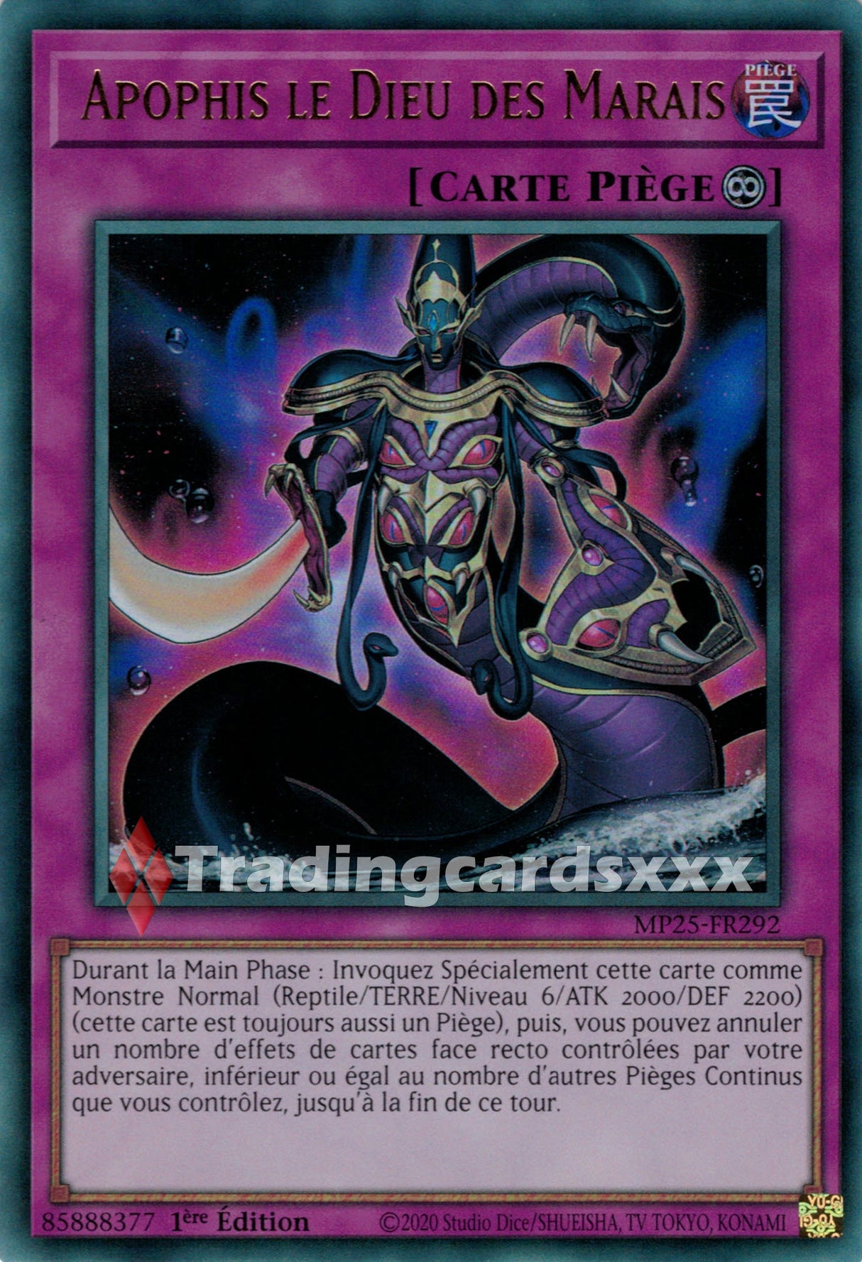 Yu-Gi-Oh! Apophis le Dieu des Marais : UR MP25-FR292