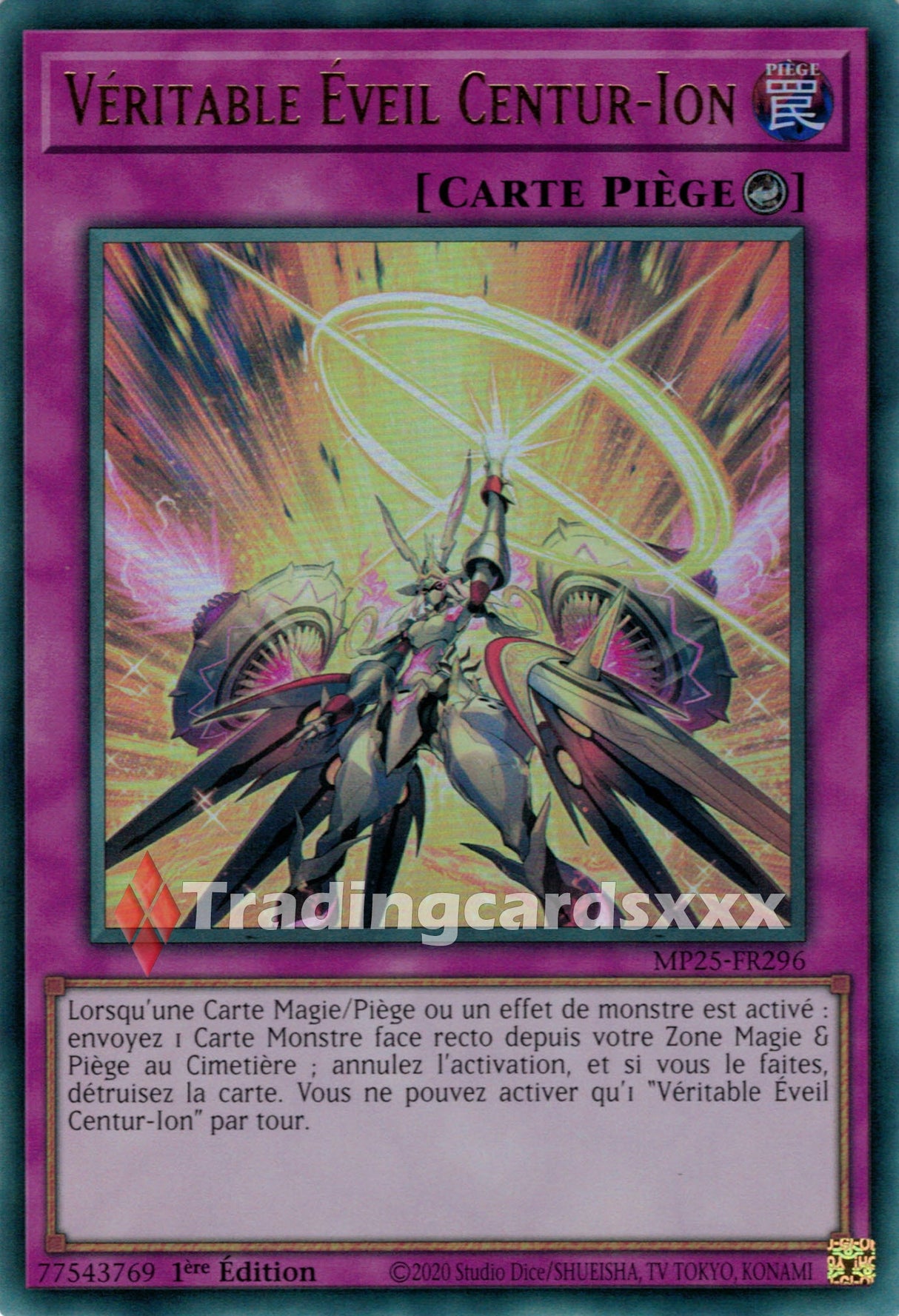 Yu-Gi-Oh! Véritable Éveil Centur-Ion : UR MP25-FR296