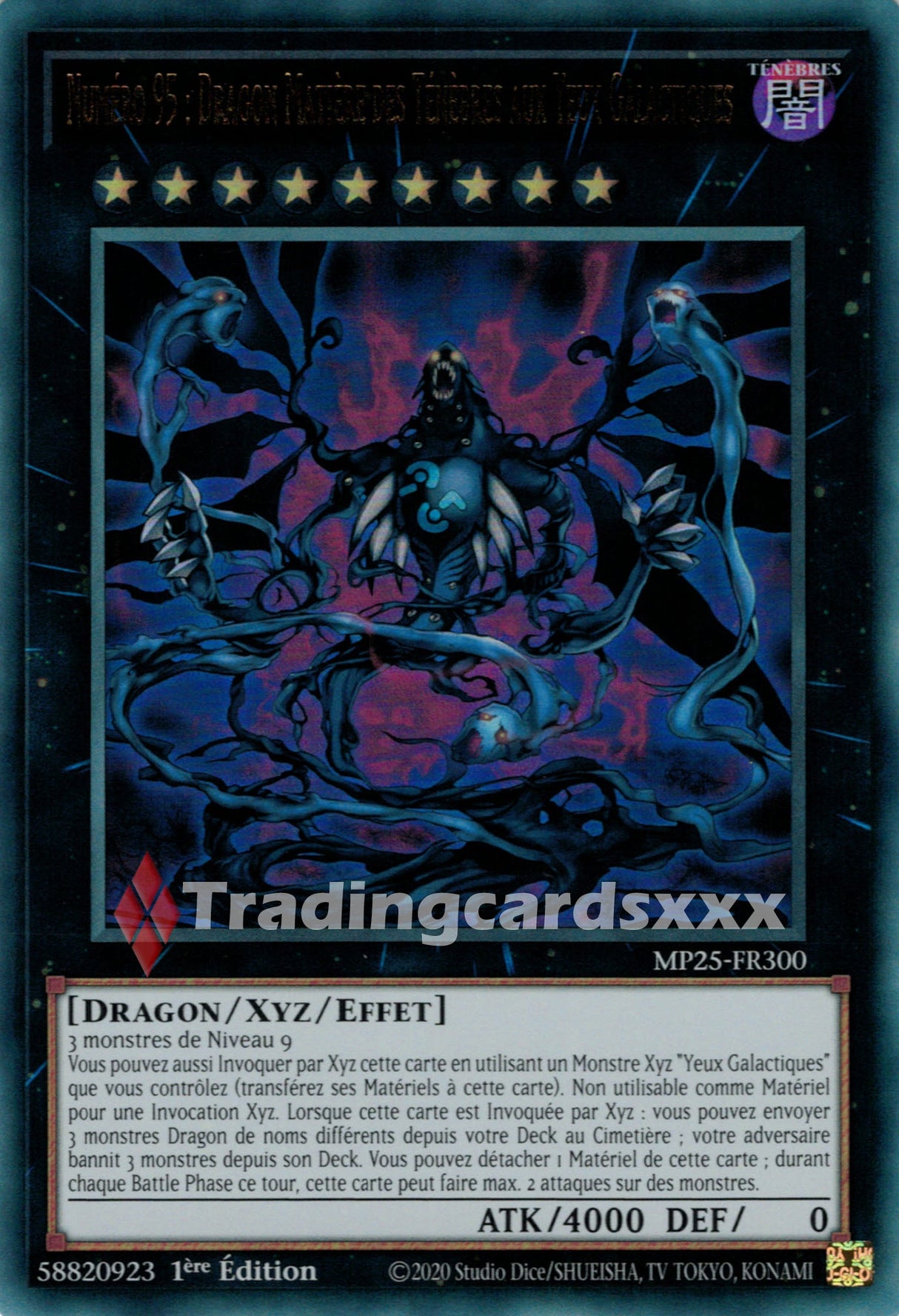 Yu-Gi-Oh! Numéro 95 : Dragon Matière des Ténèbres aux Yeux Galactiques : UR MP25-FR300