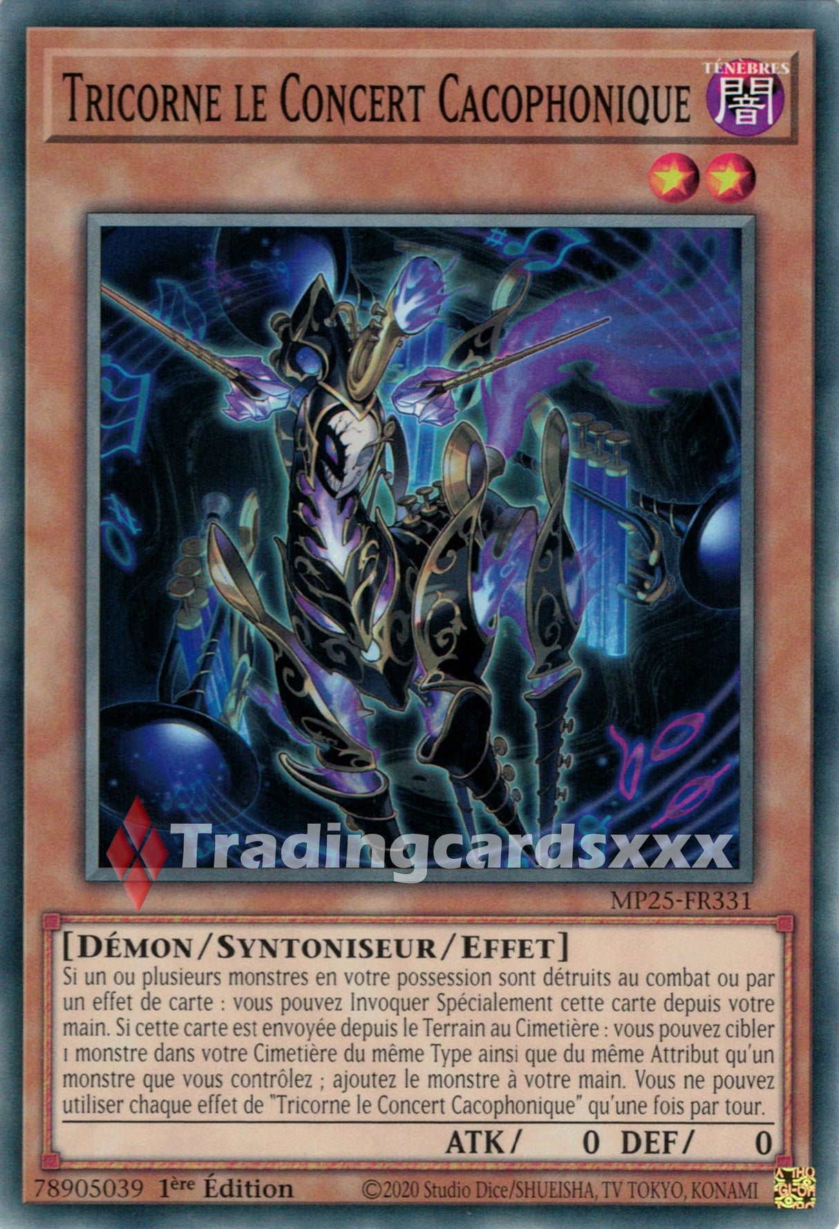 Yu-Gi-Oh! Tricorne le Concert Cacophonique : C MP25-FR331