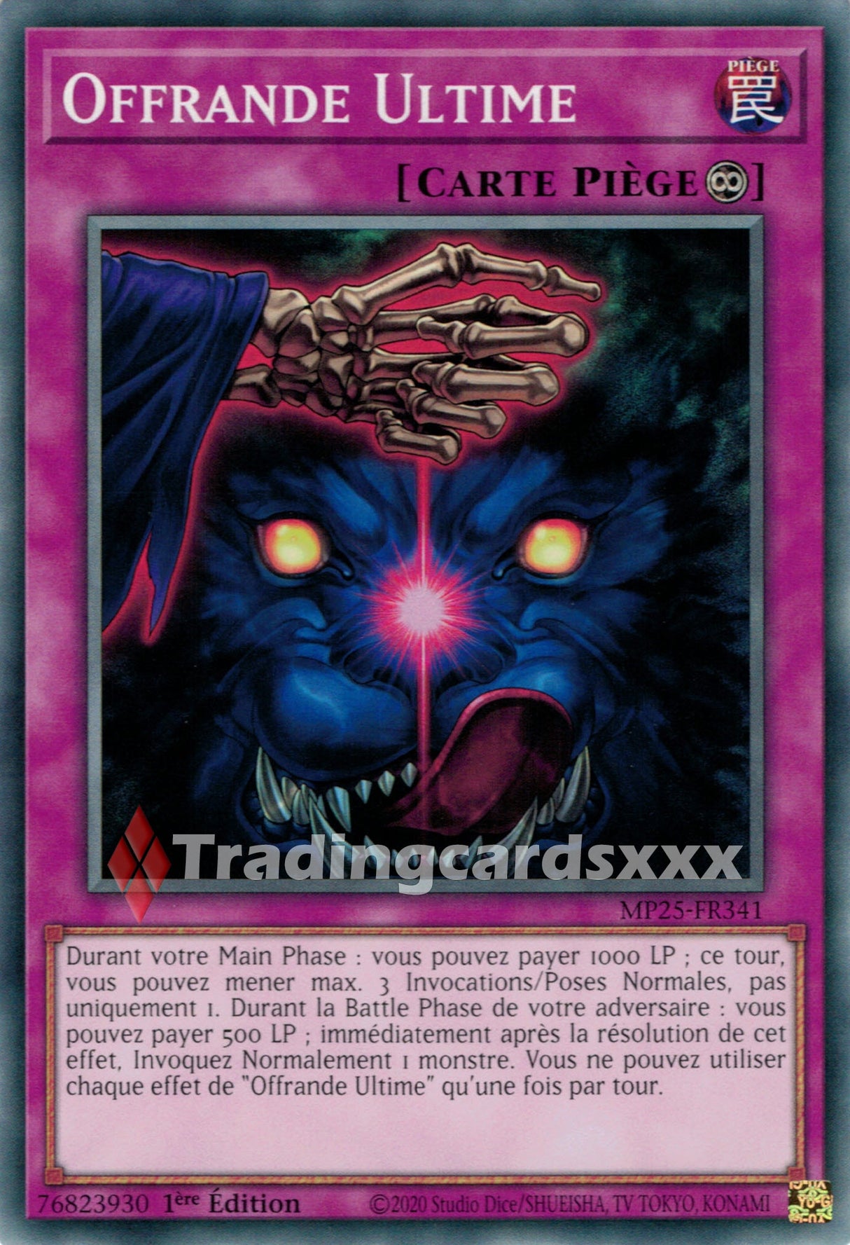 Yu-Gi-Oh! Offrande Ultime : C MP25-FR341
