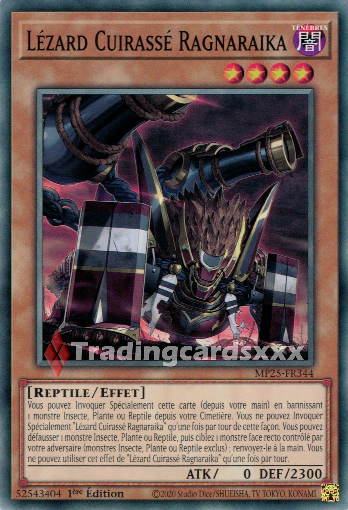 Yu-Gi-Oh! Lézard Cuirassé Ragnaraika : C MP25-FR344