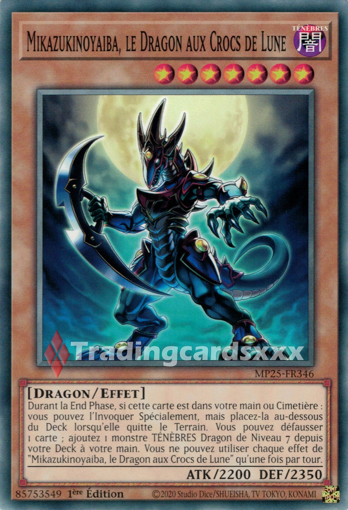 Yu-Gi-Oh! Mikazukinoyaiba, le Dragon aux Crocs de Lune : C MP25-FR346