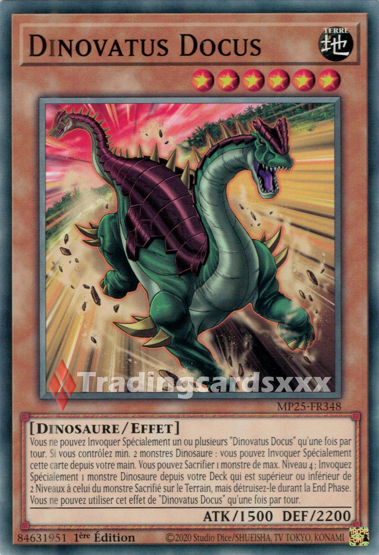 Yu-Gi-Oh! Dinovatus Docus : C MP25-FR348