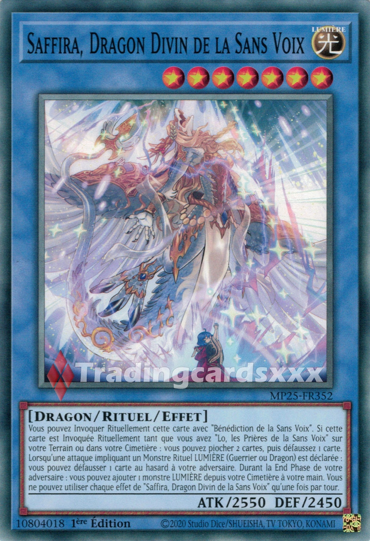 Yu-Gi-Oh! Saffira, Dragon Divin de la Sans Voix : C MP25-FR352