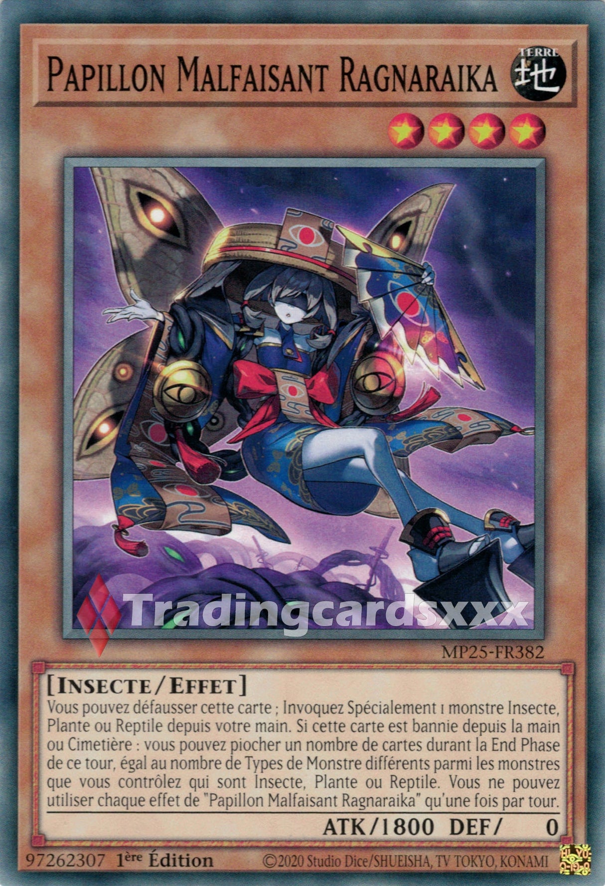 Yu-Gi-Oh! Papillon Malfaisant Ragnaraika : C MP25-FR382