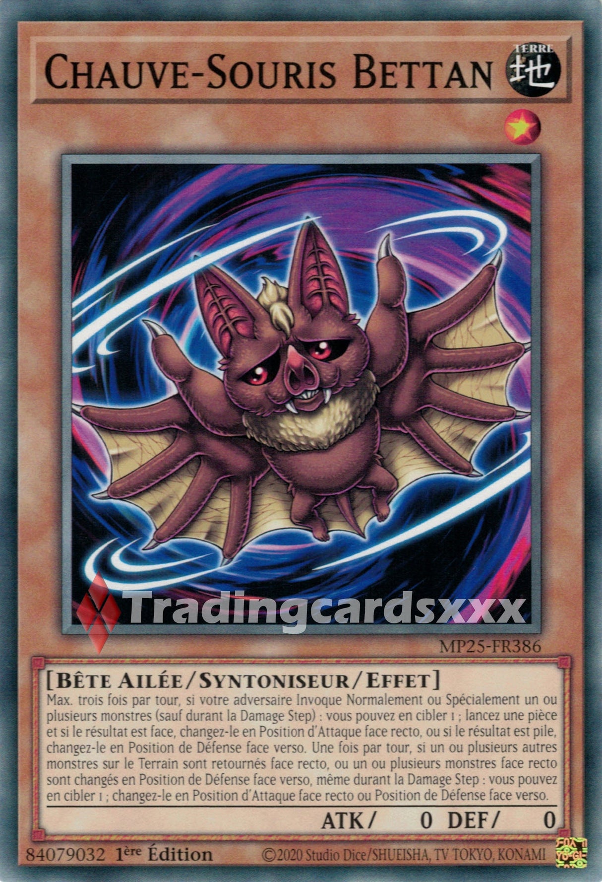 Yu-Gi-Oh! Chauve-Souris Bettan : C MP25-FR386