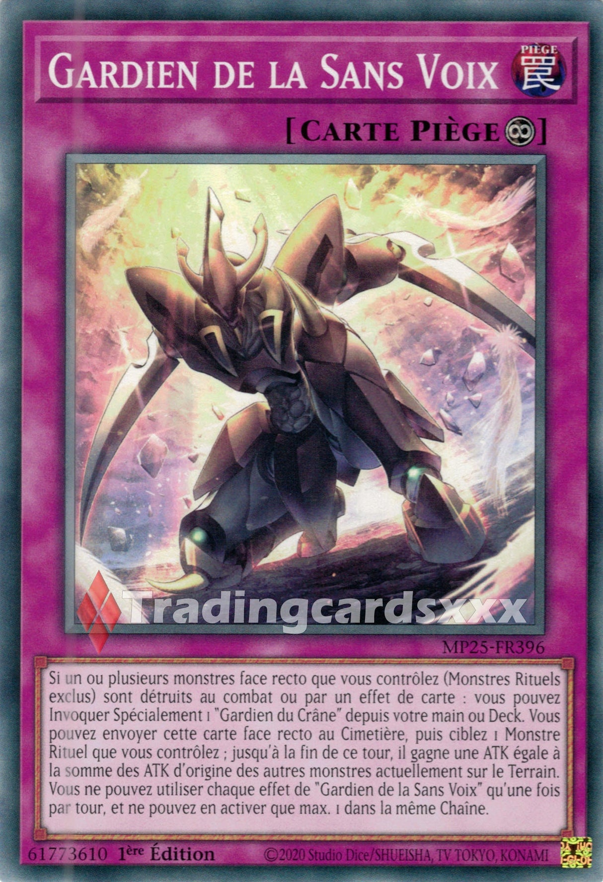 Yu-Gi-Oh! Gardien de la Sans Voix : C MP25-FR396