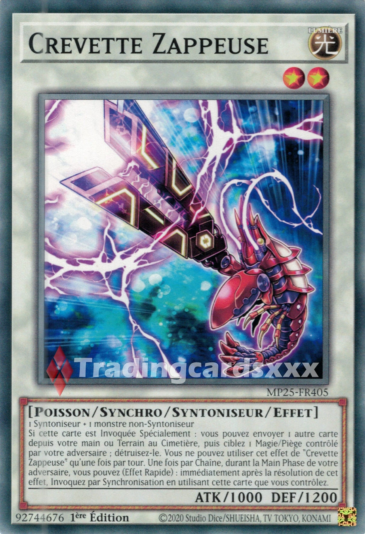 Yu-Gi-Oh! Crevette Zappeuse : C MP25-FR405