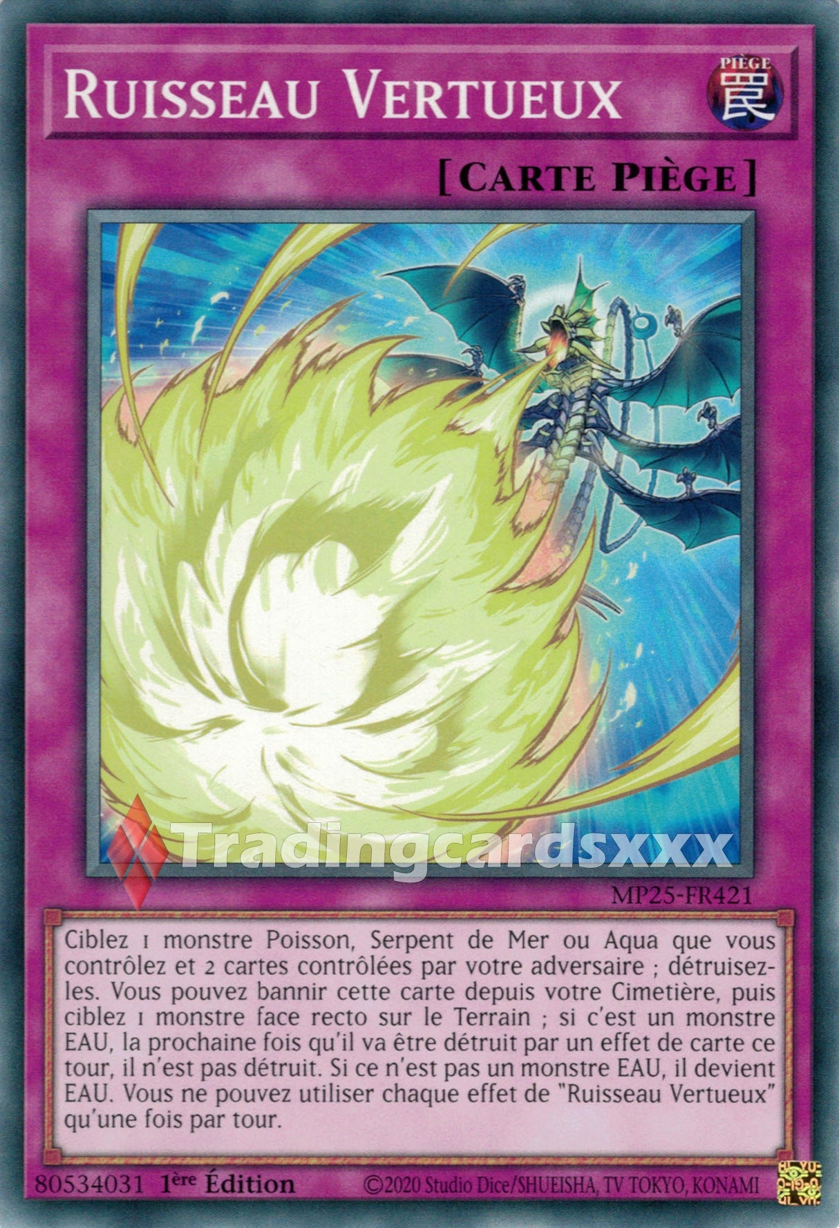 Yu-Gi-Oh! Ruisseau Vertueux : C MP25-FR421
