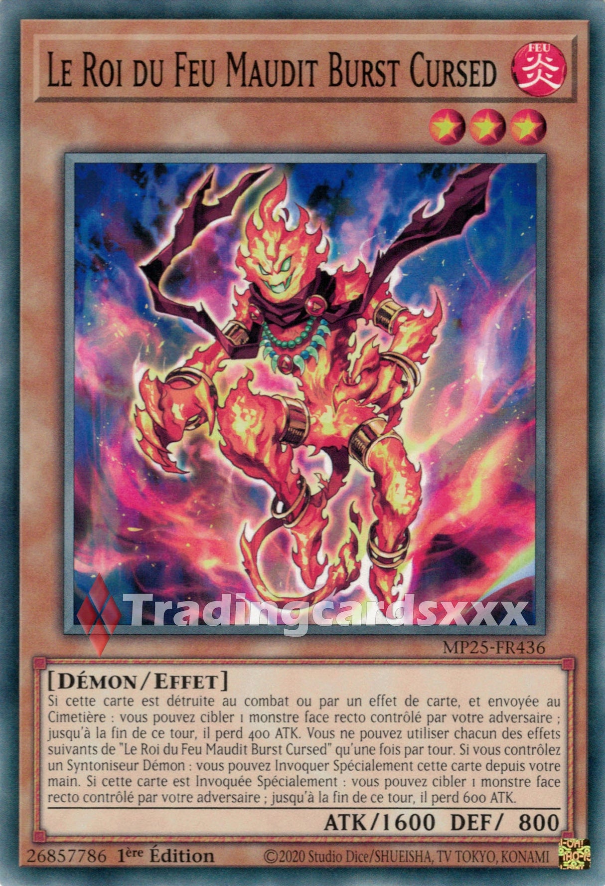 Yu-Gi-Oh! Le Roi du Feu Maudit Burst Cursed : C MP25-FR436