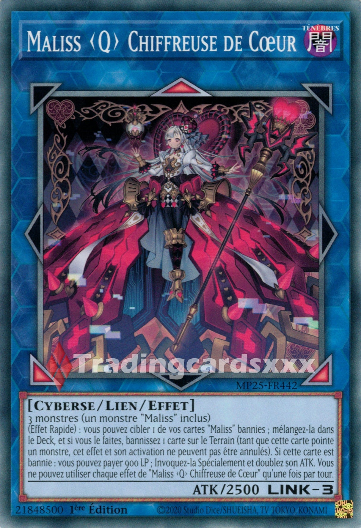 Yu-Gi-Oh! Maliss <Q> Chiffreuse de Cœur : C MP25-FR442