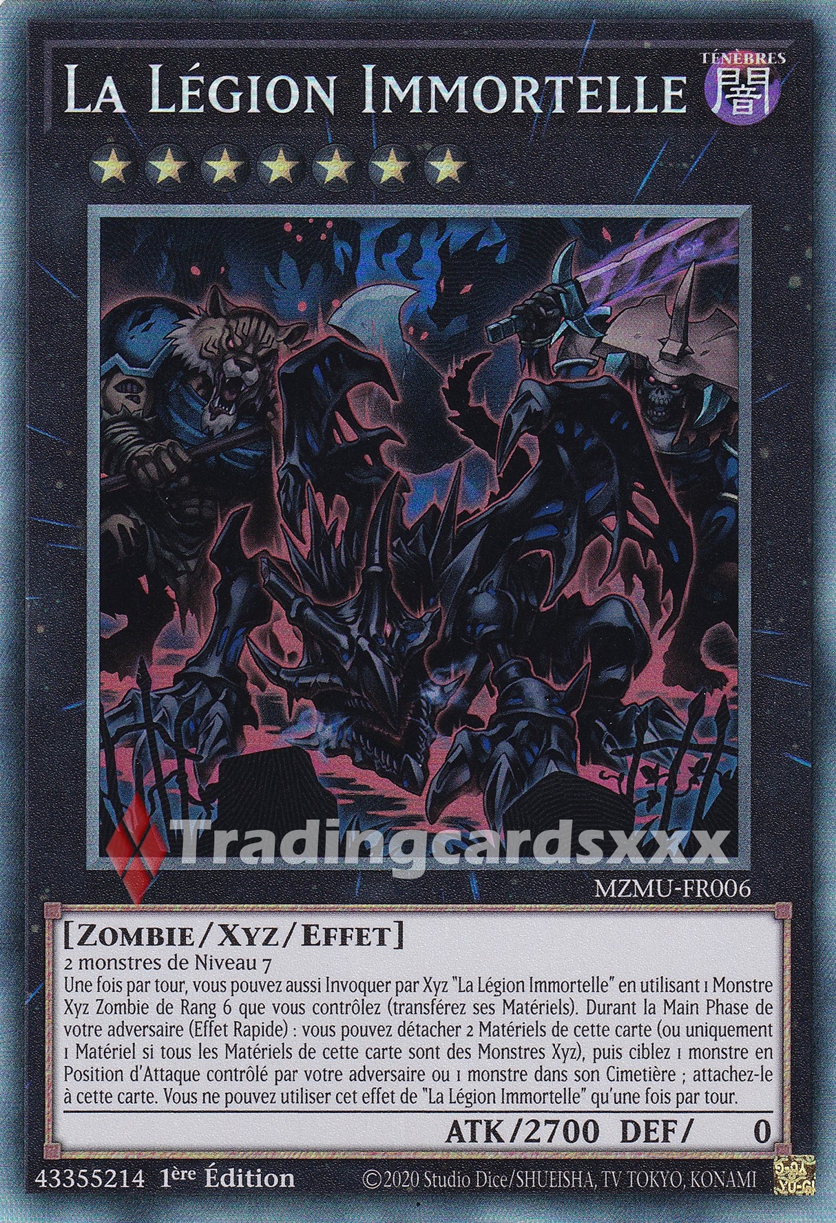 Yu-Gi-Oh! La Légion Immortelle : CR MZMU-FR006