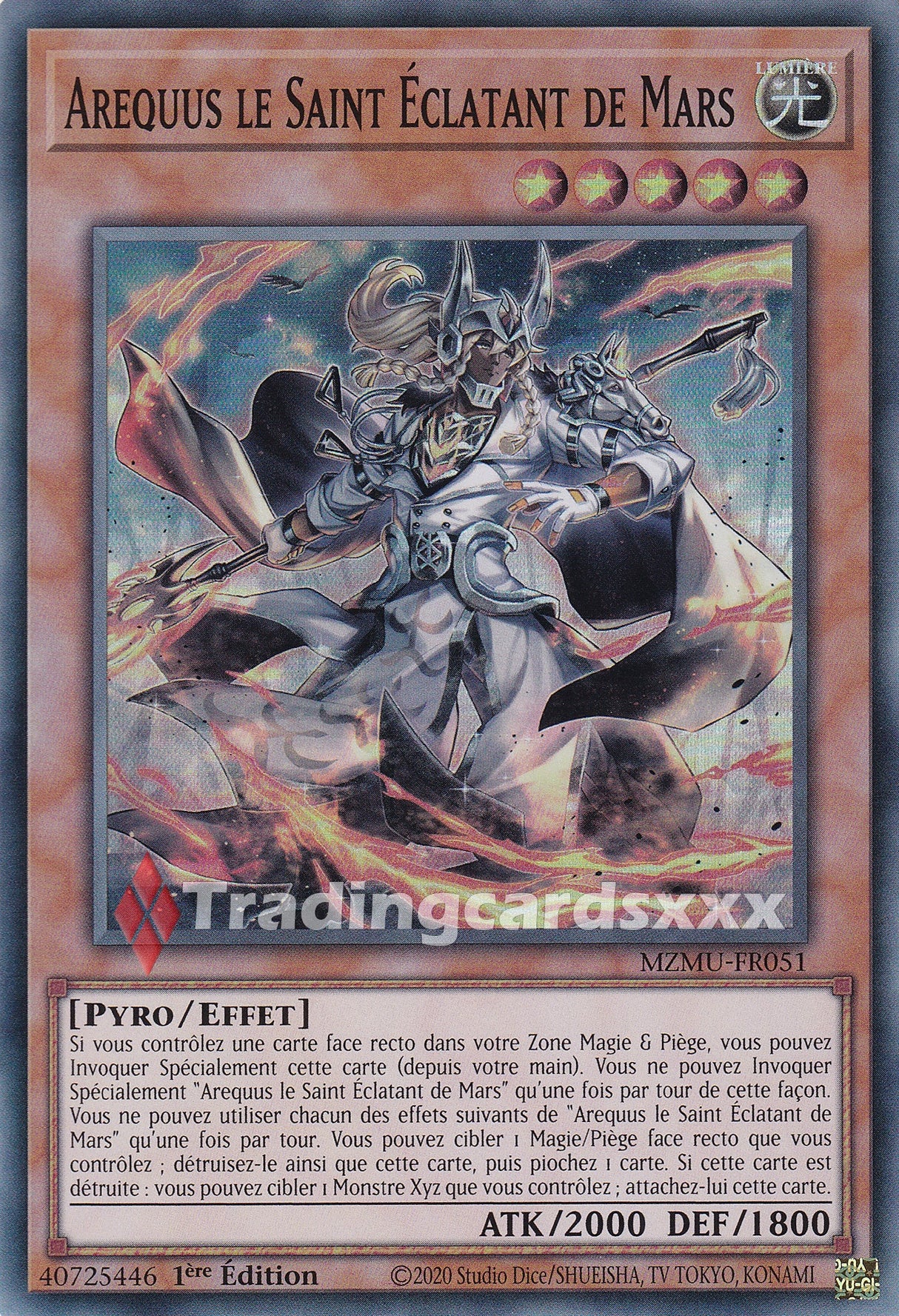 Yu-Gi-Oh! Arequus le Saint Éclatant de Mars : SR MZMU-FR051