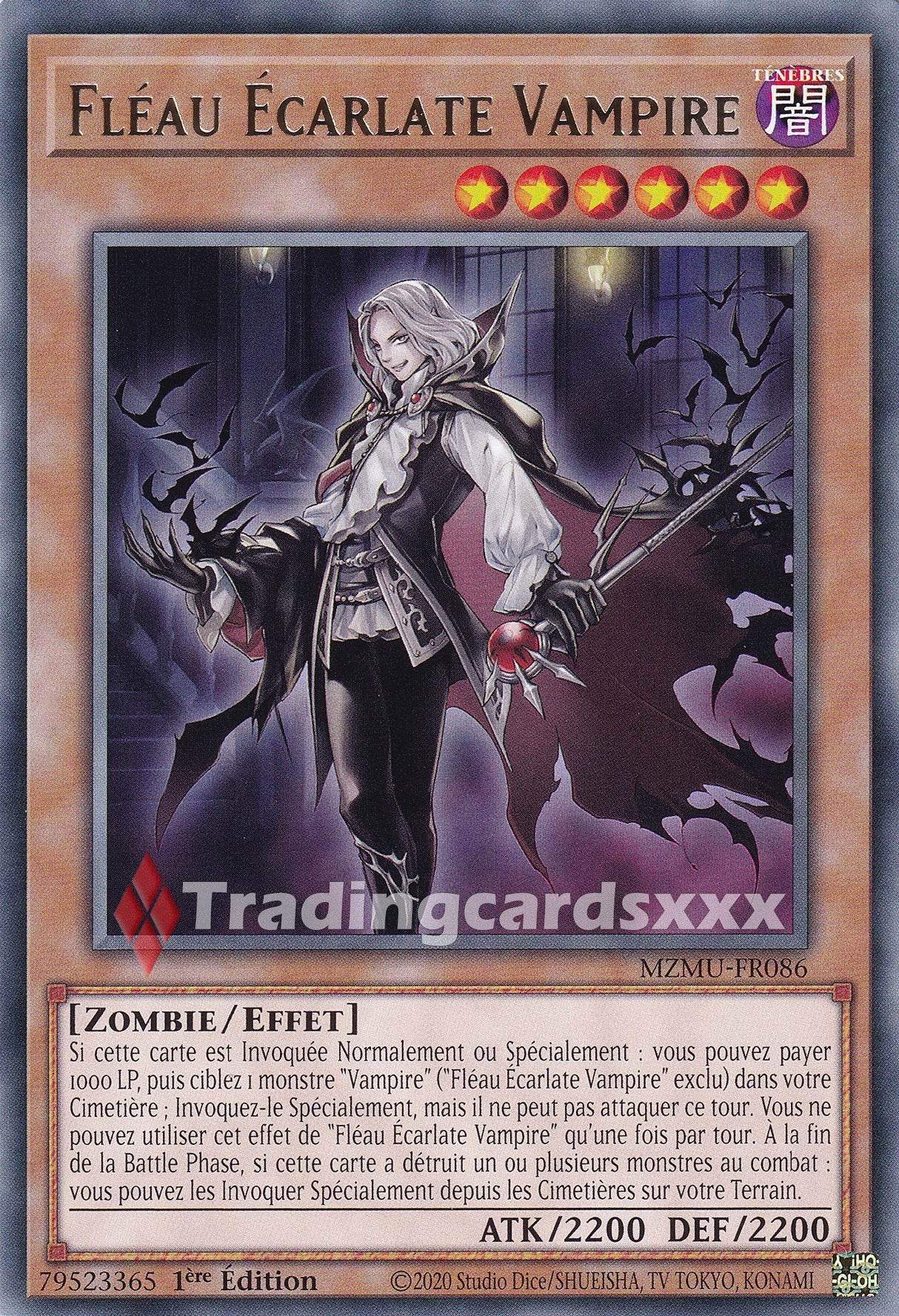 Yu-Gi-Oh! Fléau Écarlate Vampire : R MZMU-FR086