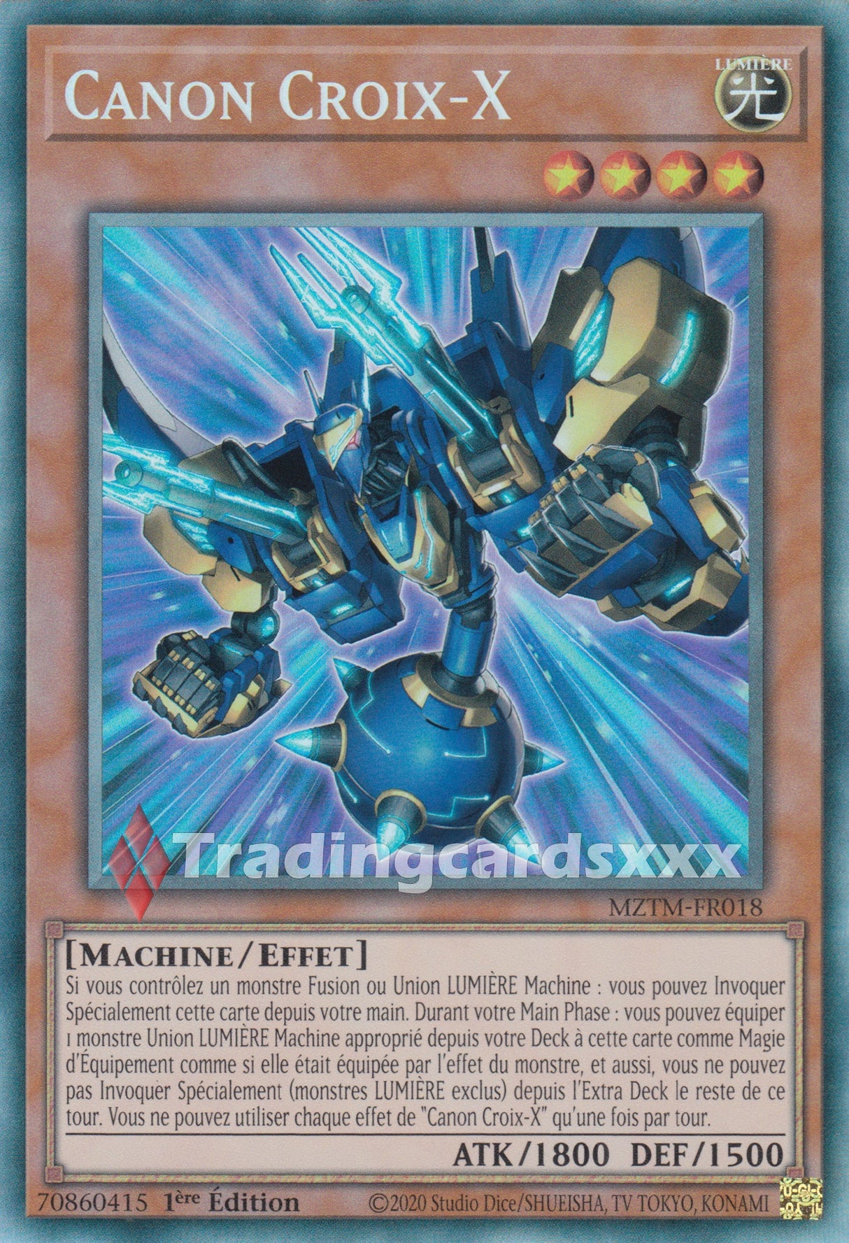 Yu-Gi-Oh! Canon Croix-X : CR MZTM-FR018