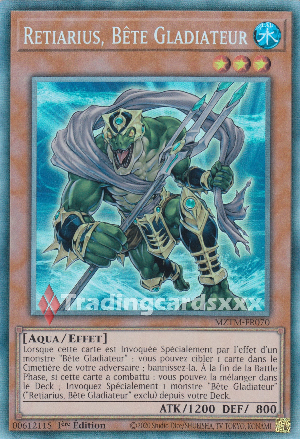 Yu-Gi-Oh! Retiarius, Bête Gladiateur : CR MZTM-FR070