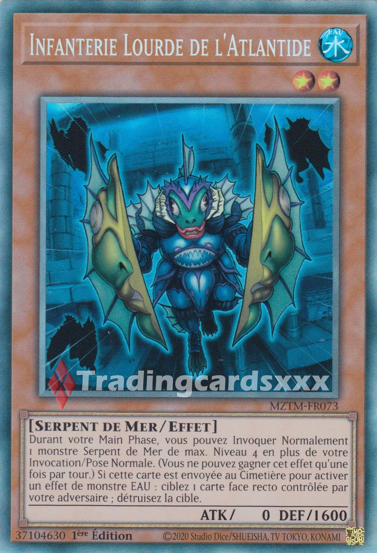 Yu-Gi-Oh! Infanterie Lourde de l'Atlantide : CR MZTM-FR073