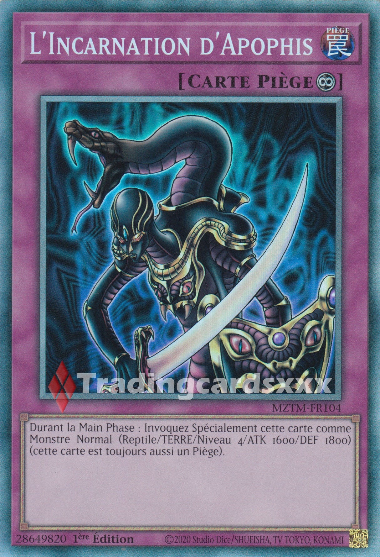 Yu-Gi-Oh! L'Incarnation d'Apophis : CR MZTM-FR104