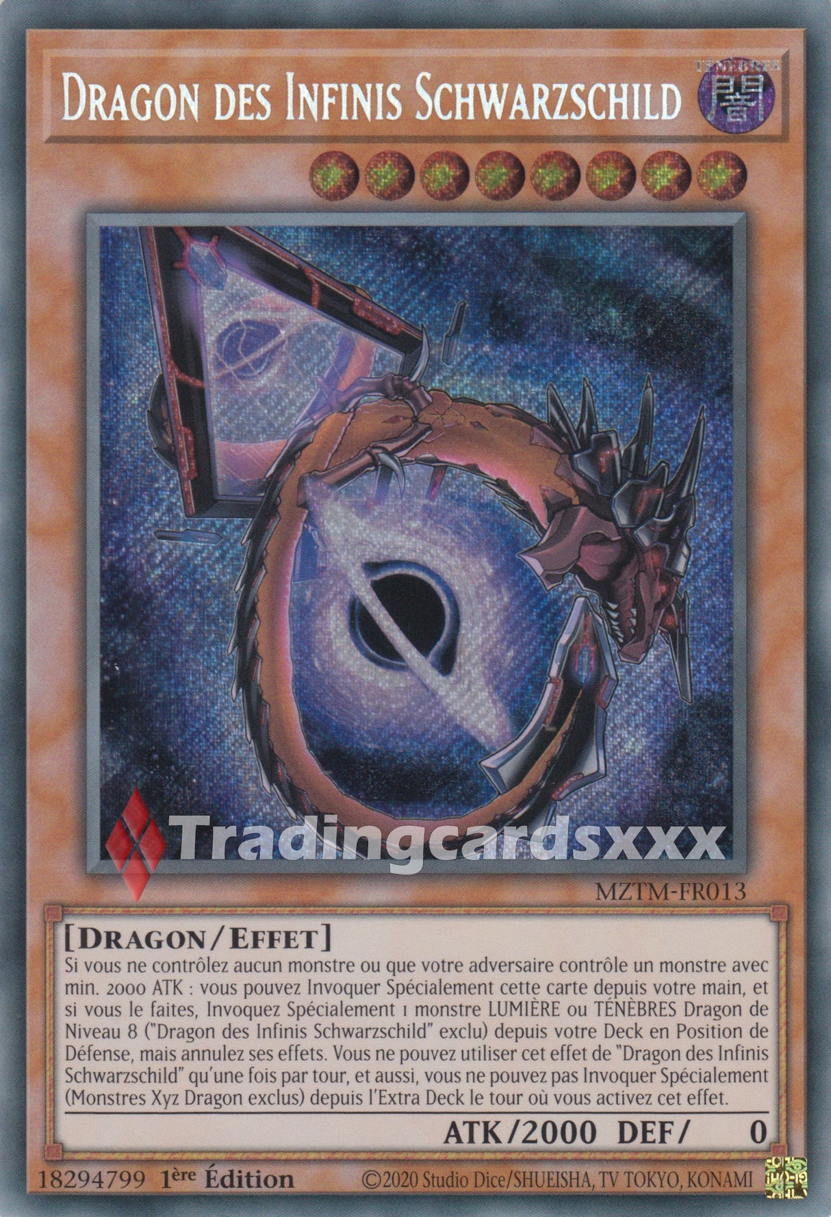 Yu-Gi-Oh! Dragon des Infinis Schwarzschild : SE MZTM-FR013