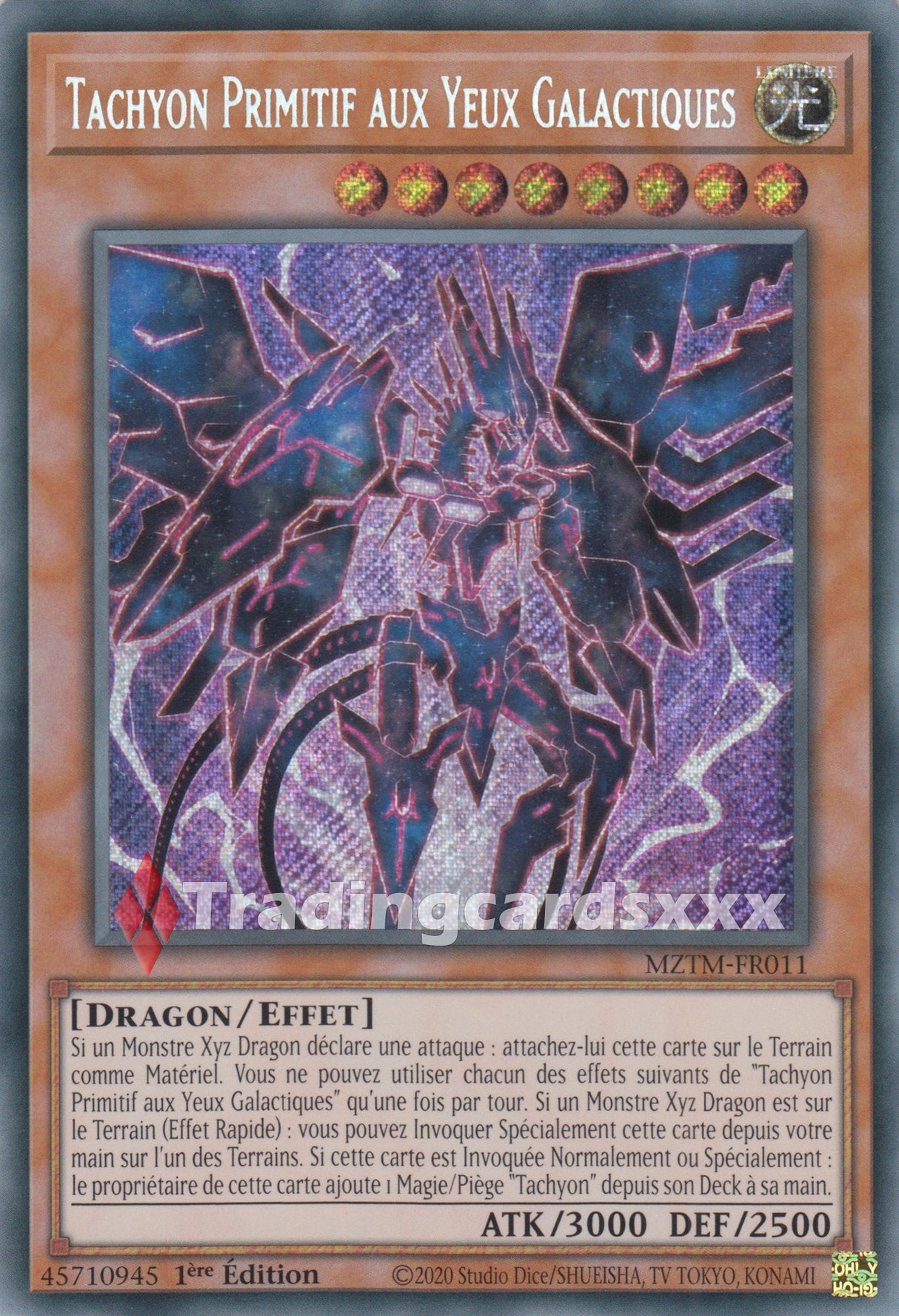 Yu-Gi-Oh! Tachyon Primitif aux Yeux Galactiques : SE MZTM-FR011