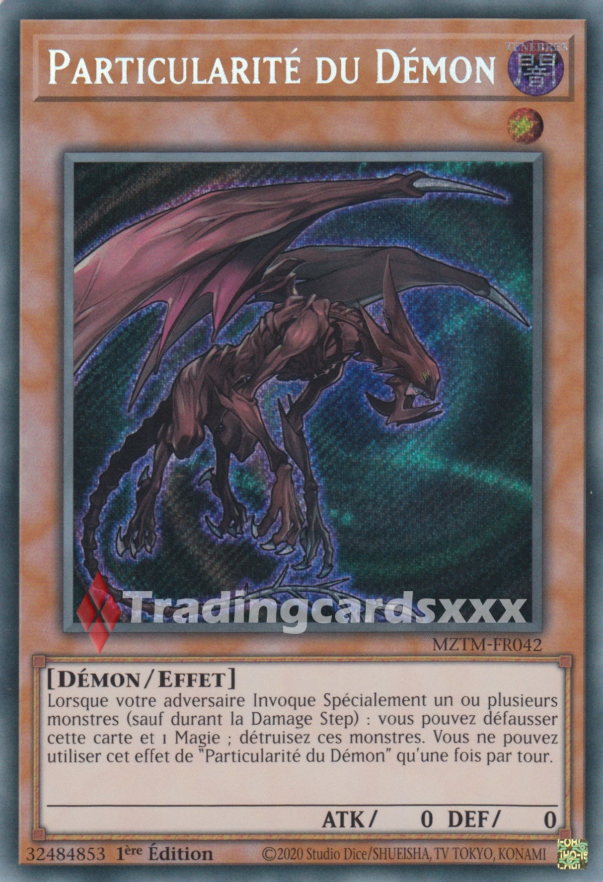 Yu-Gi-Oh! Particularité du Démon : SE MZTM-FR042