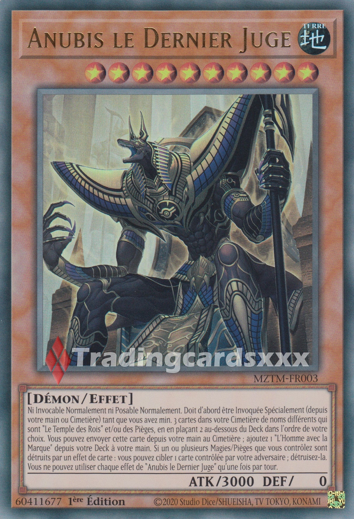 Yu-Gi-Oh! Anubis le Dernier Juge : UR MZTM-FR003