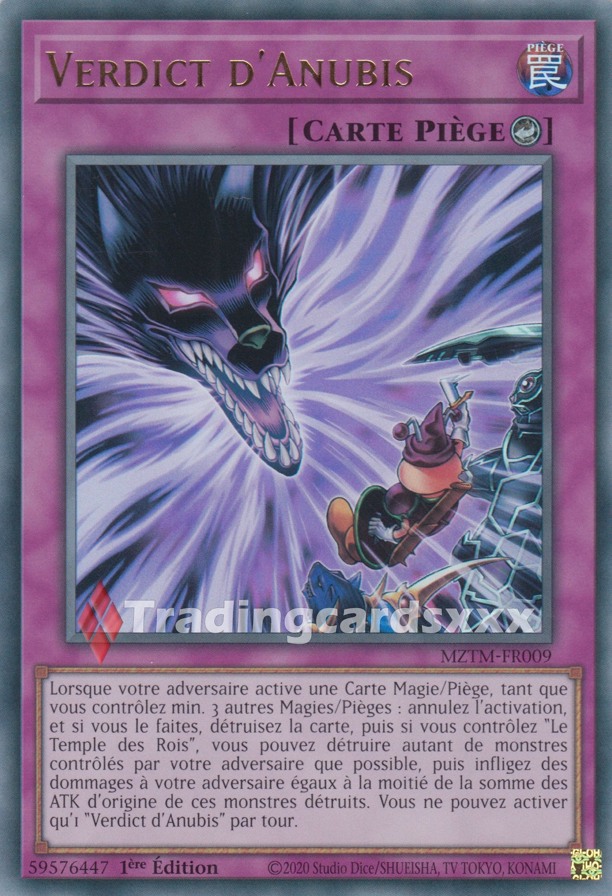 Yu-Gi-Oh! Verdict d'Anubis : UR MZTM-FR009