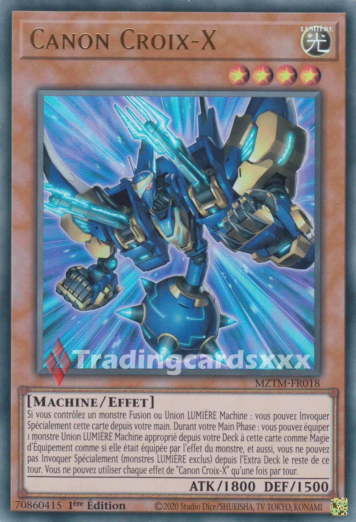 Yu-Gi-Oh! Canon Croix-X : UR MZTM-FR018