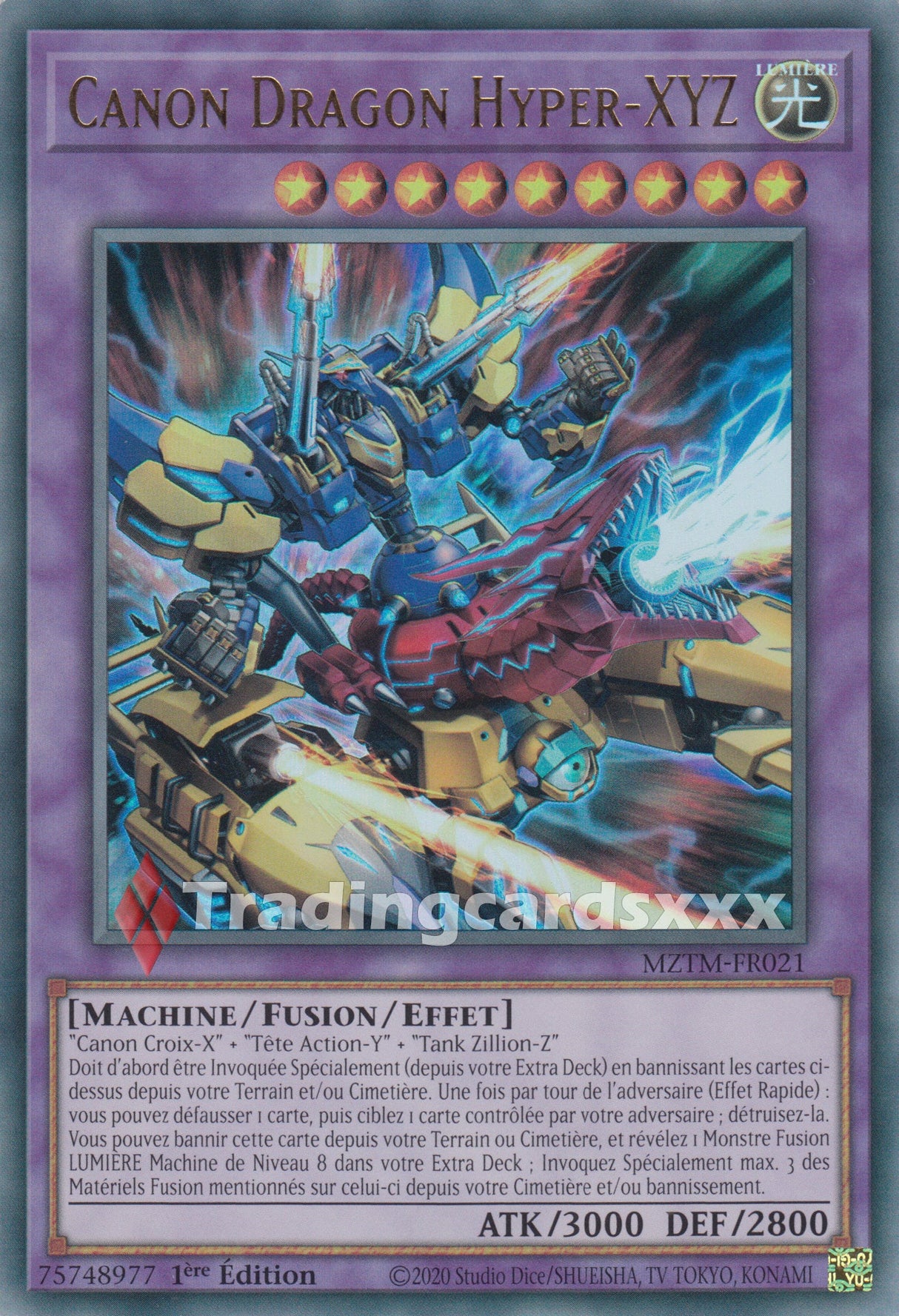 Yu-Gi-Oh! Canon Dragon Hyper-XYZ : UR MZTM-FR021