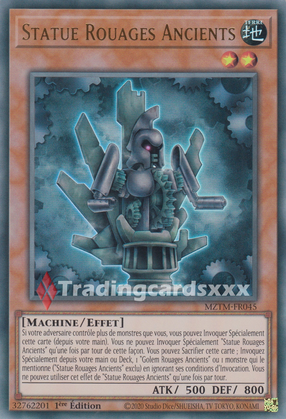 Yu-Gi-Oh! Statue Rouages Ancients : UR MZTM-FR045