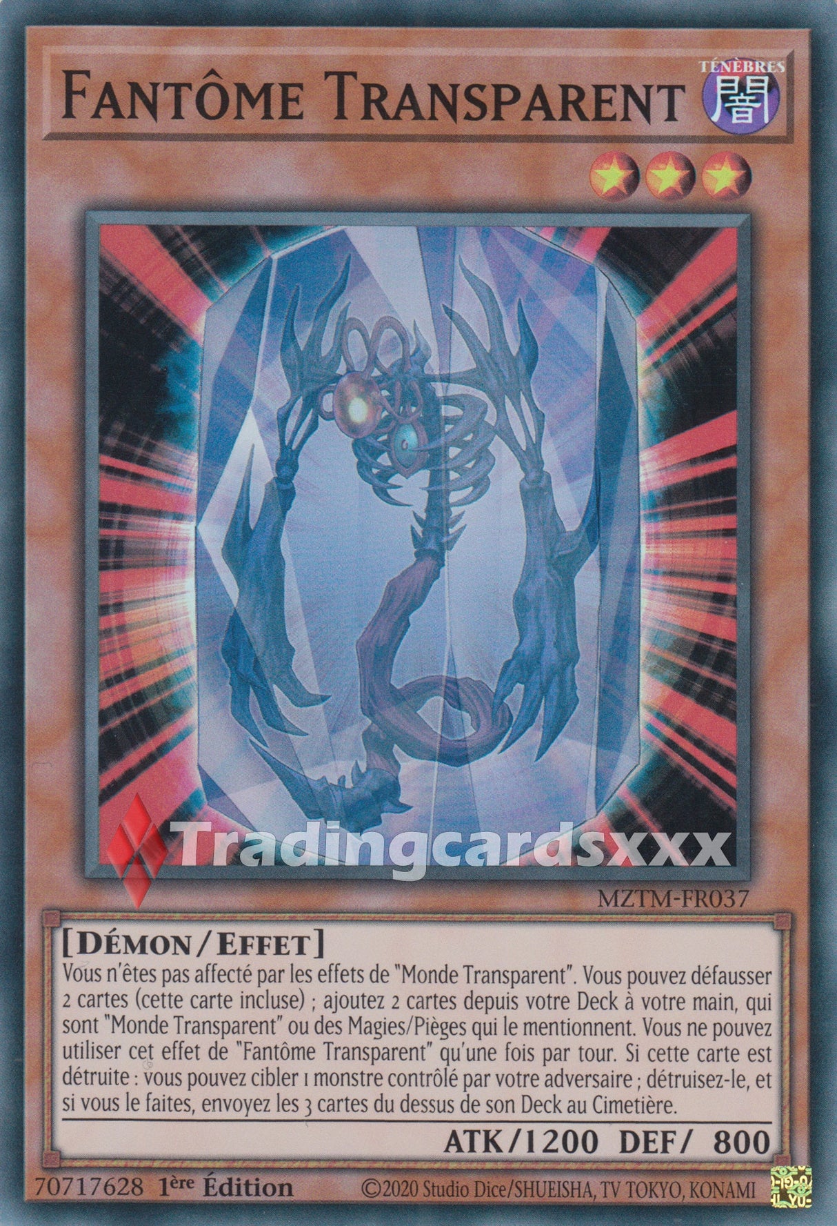 Yu-Gi-Oh! Fantôme Transparent : SR MZTM-FR037
