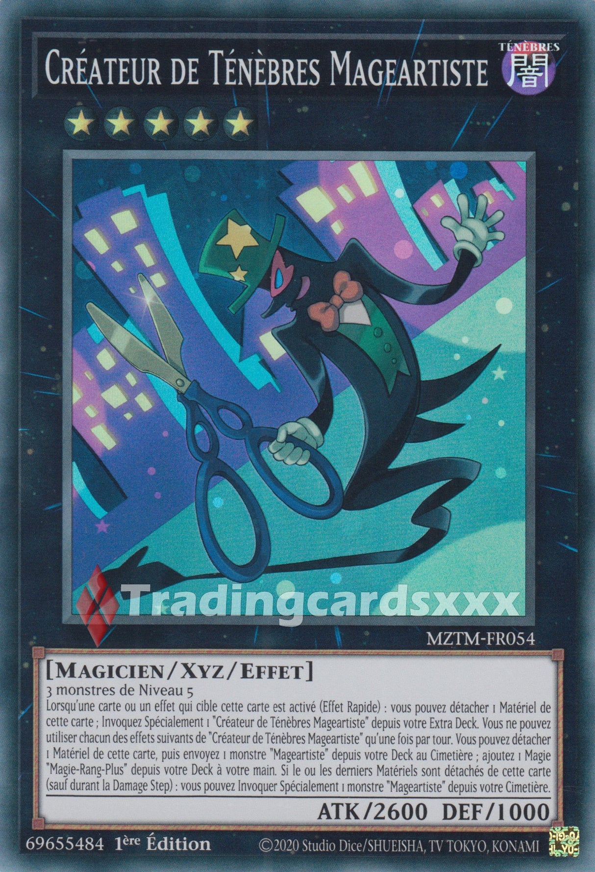 Yu-Gi-Oh! Créateur de Ténèbres Mageartiste : SR MZTM-FR054