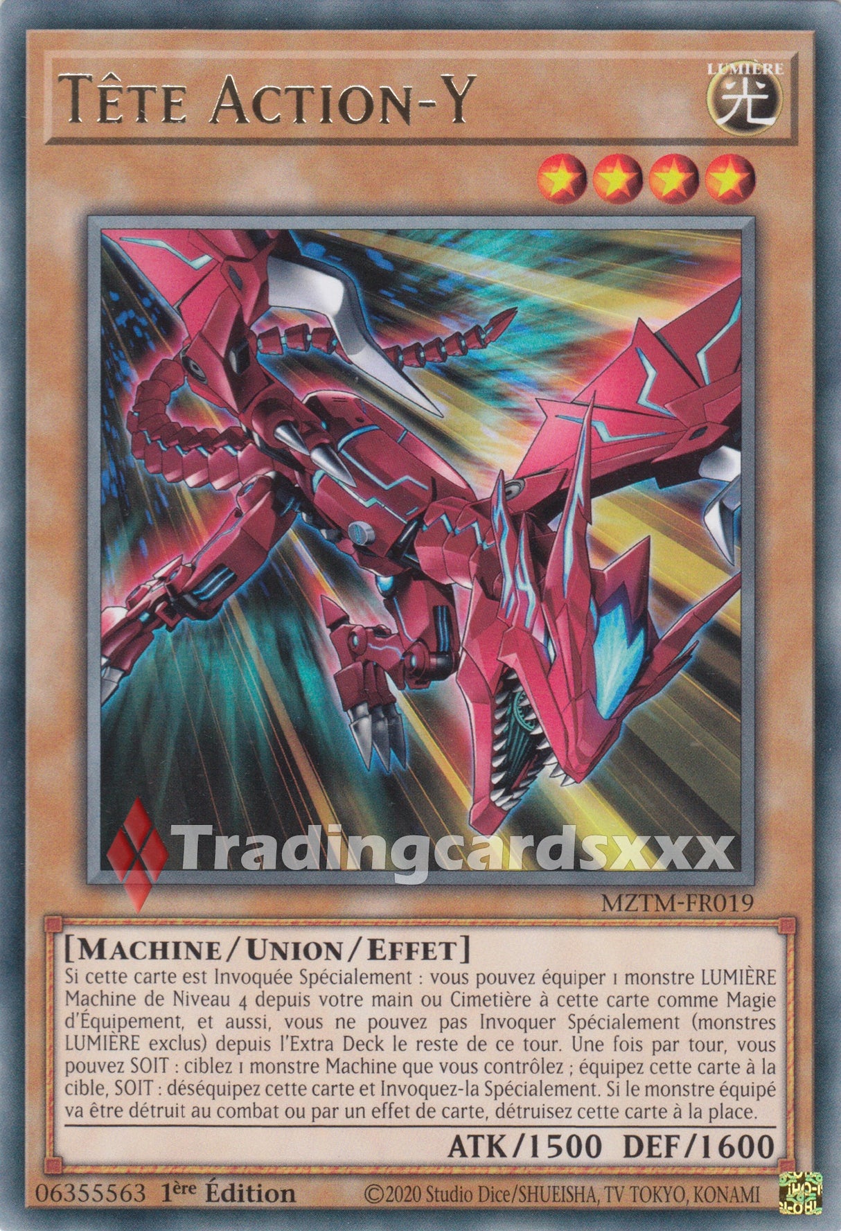 Yu-Gi-Oh! Tête Action-Y : R MZTM-FR019