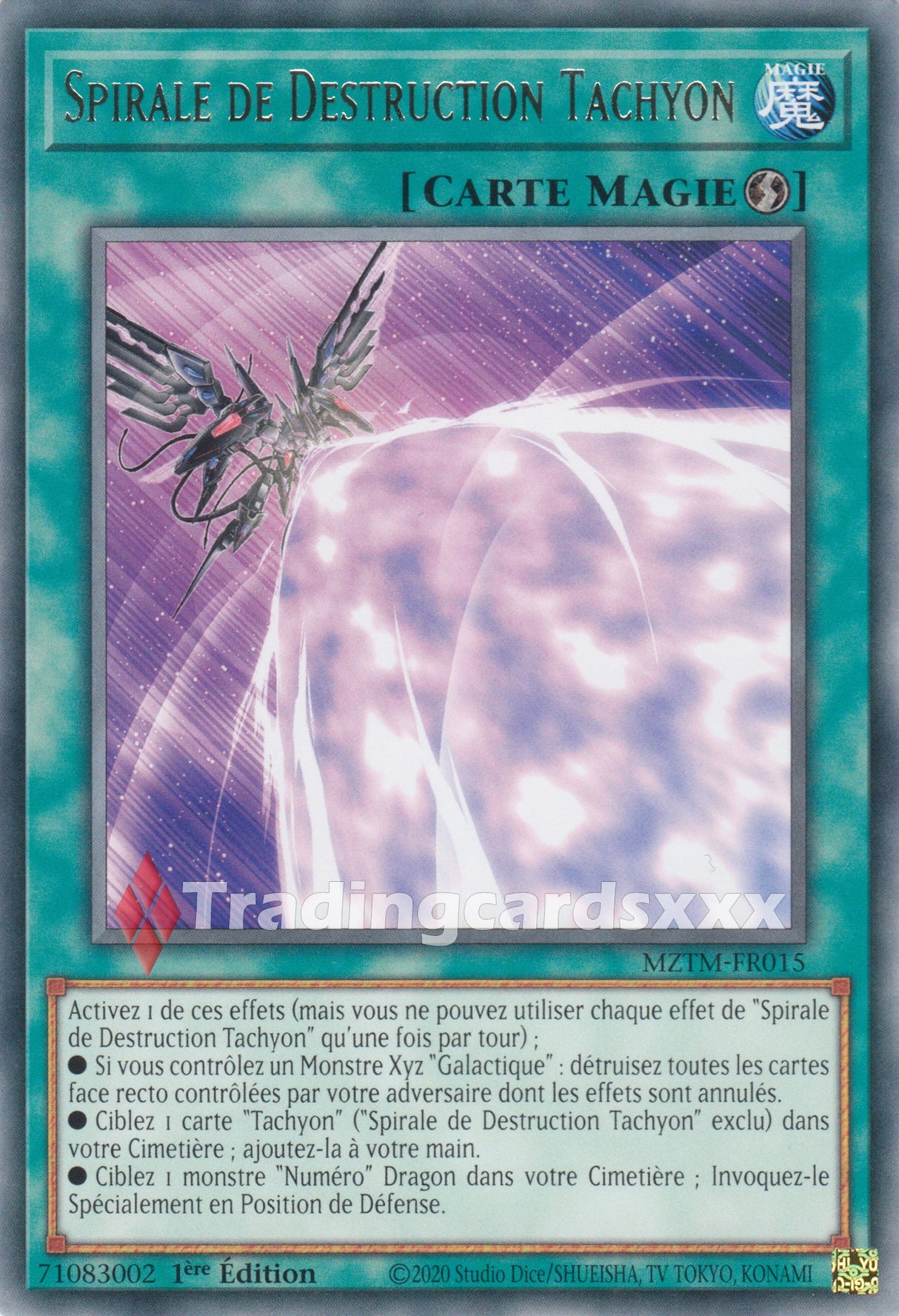 Yu-Gi-Oh! Spirale de Destruction Tachyon : R MZTM-FR015