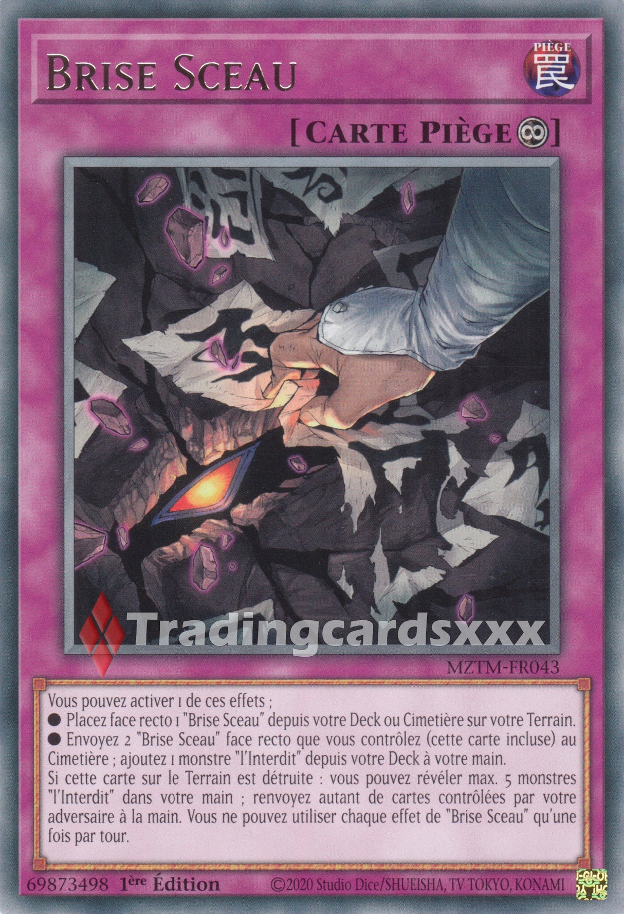 Yu-Gi-Oh! Brise Sceau : R MZTM-FR043