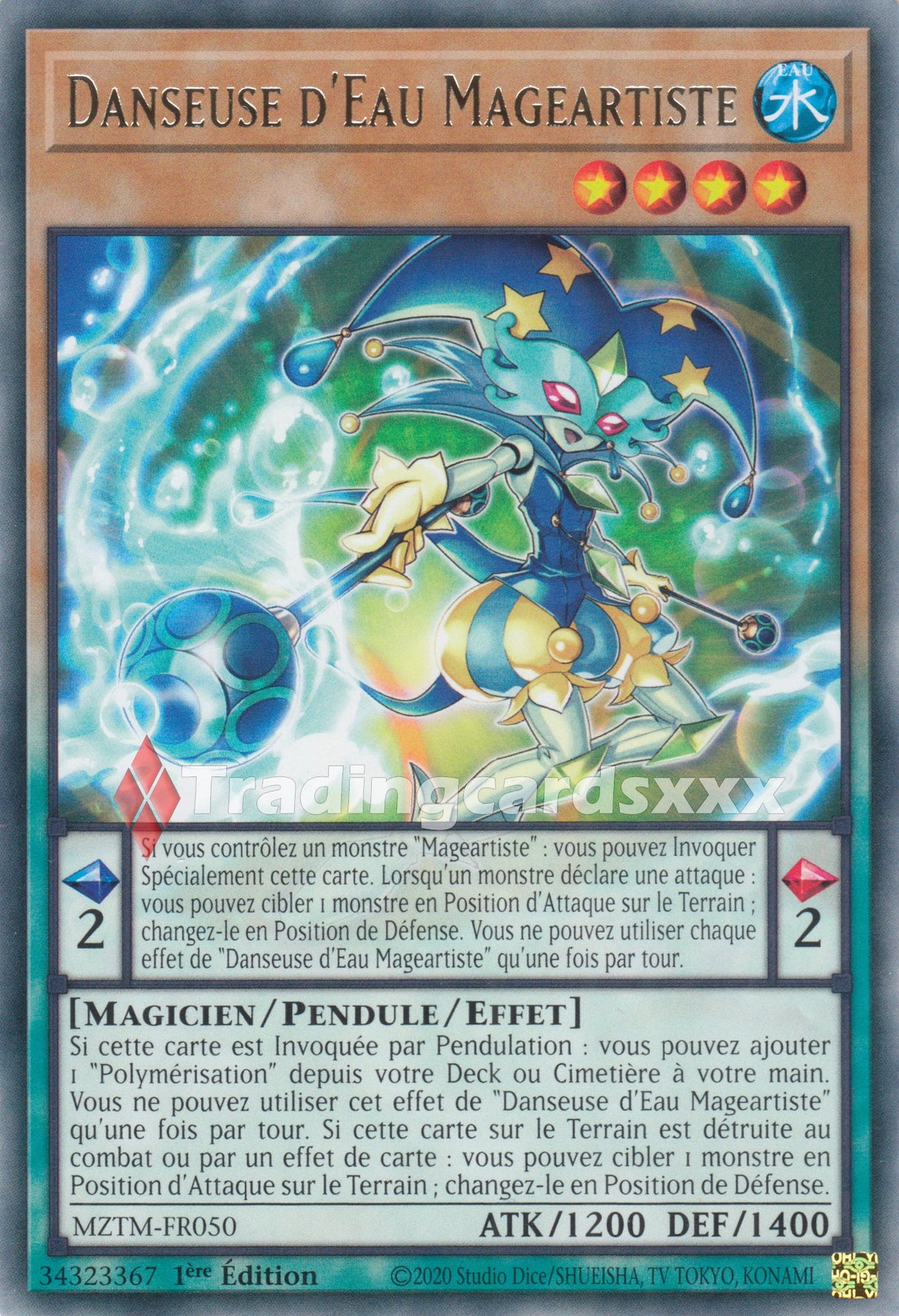 Yu-Gi-Oh! Danseuse d'Eau Mageartiste : R MZTM-FR050