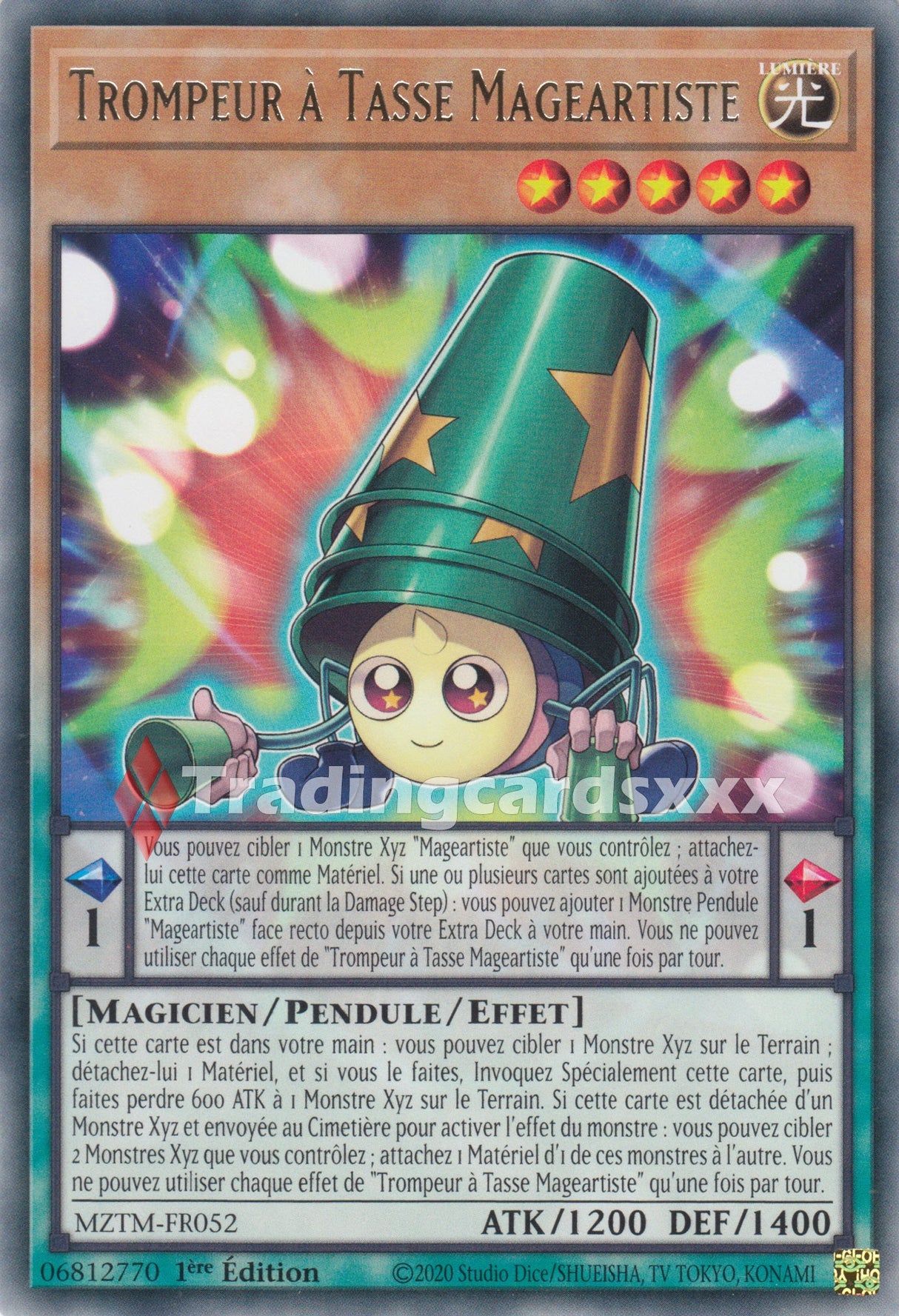 Yu-Gi-Oh! Trompeur à Tasse Mageartiste : R MZTM-FR052