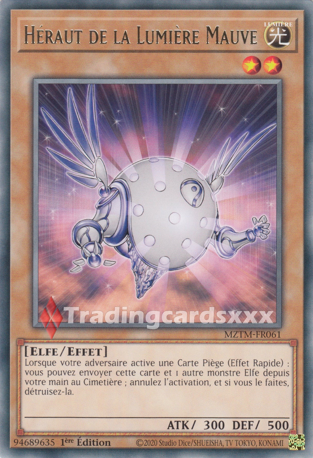 Yu-Gi-Oh! Héraut de la Lumière Mauve : R MZTM-FR061