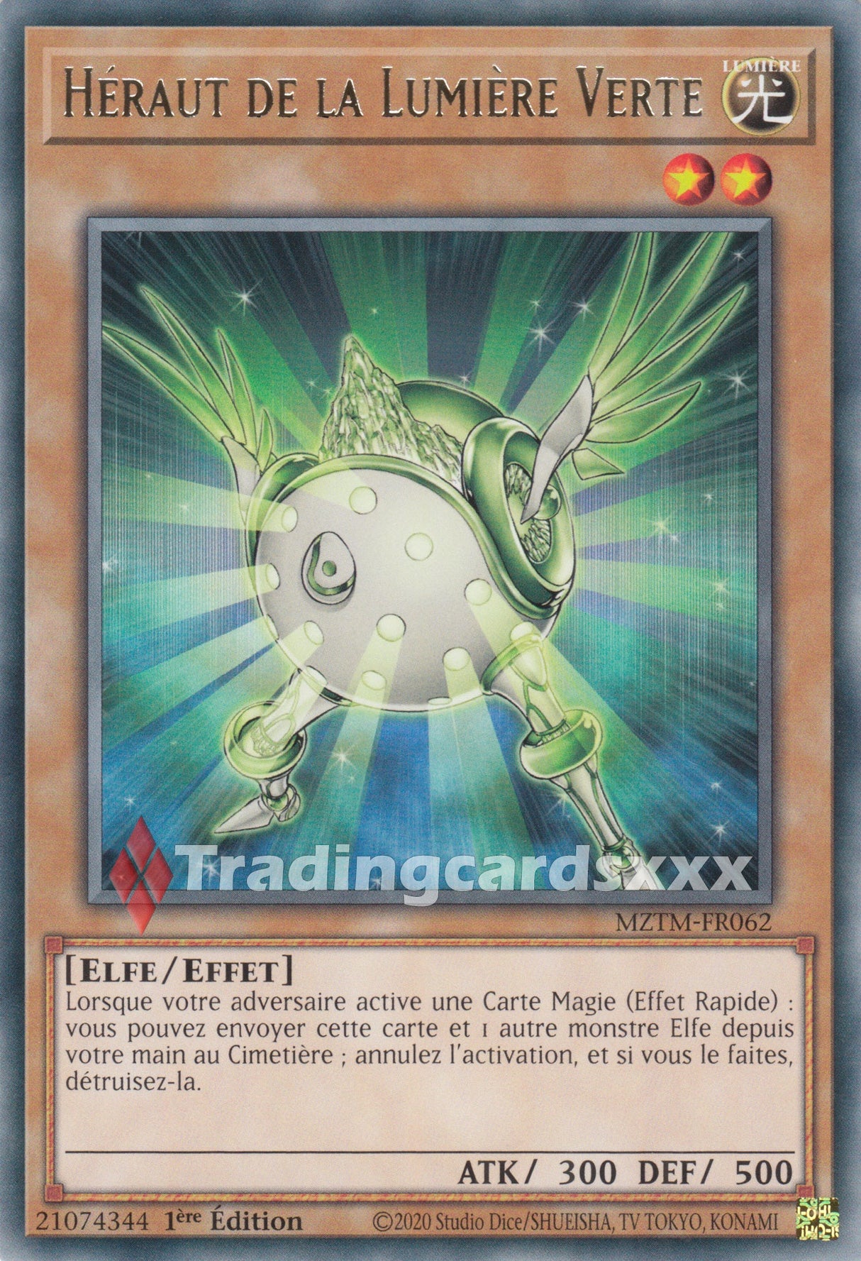 Yu-Gi-Oh! Héraut de la Lumière Verte : R MZTM-FR062