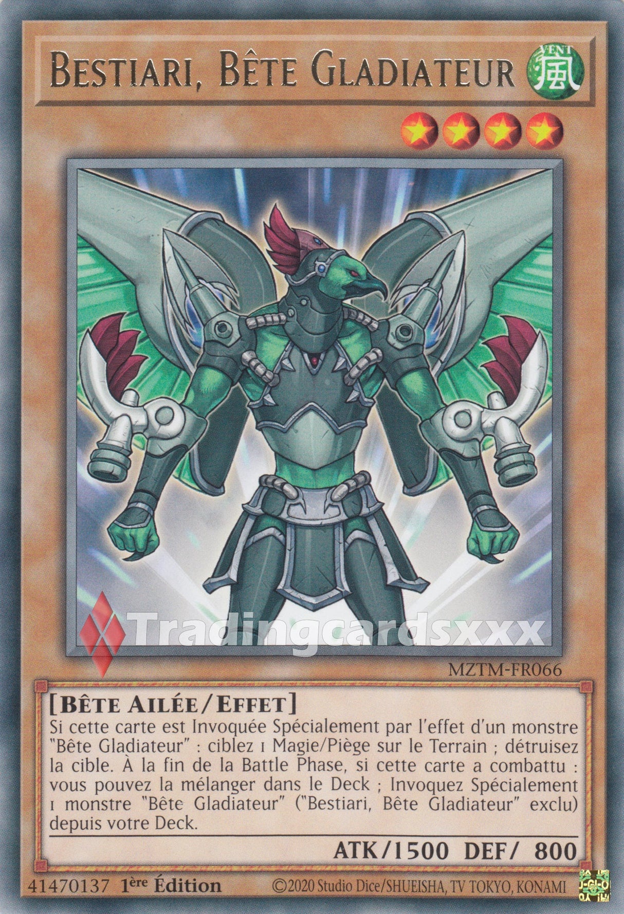 Yu-Gi-Oh! Bestiari, Bête Gladiateur : R MZTM-FR066