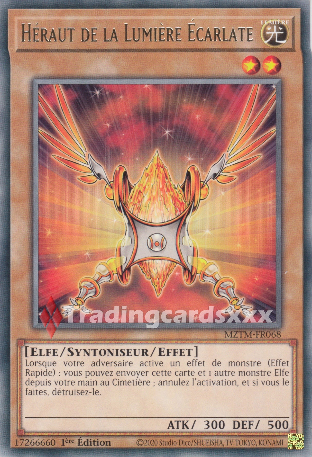 Yu-Gi-Oh! Héraut de la Lumière Écarlate : R MZTM-FR068