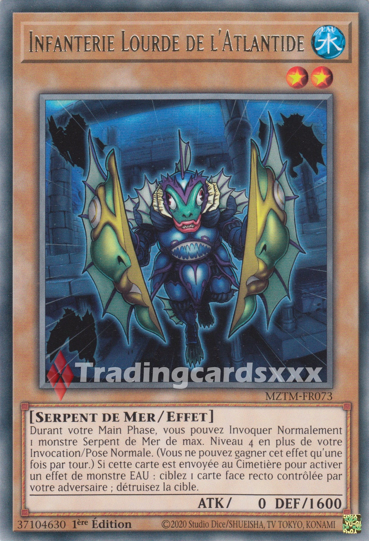 Yu-Gi-Oh! Infanterie Lourde de l'Atlantide : R MZTM-FR073