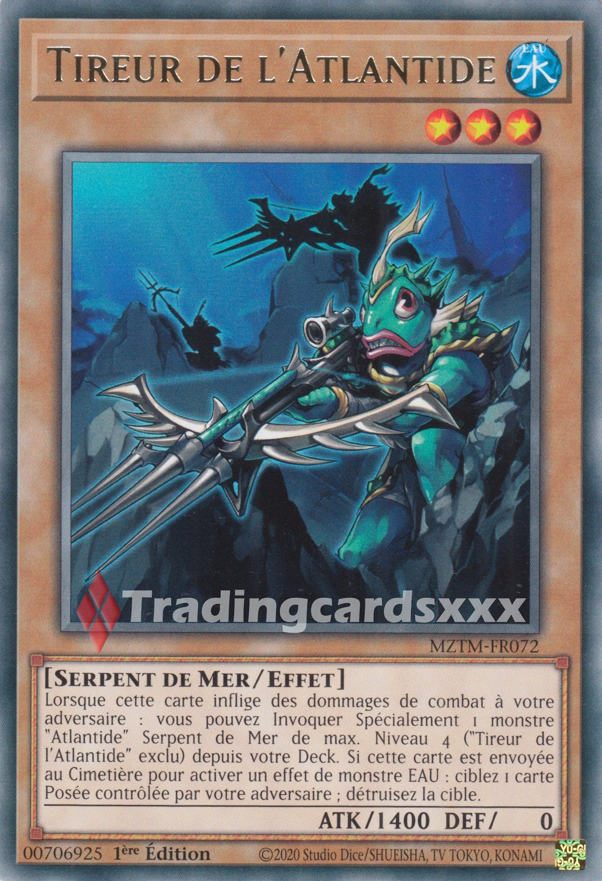 Yu-Gi-Oh! Tireur de l'Atlantide : R MZTM-FR072