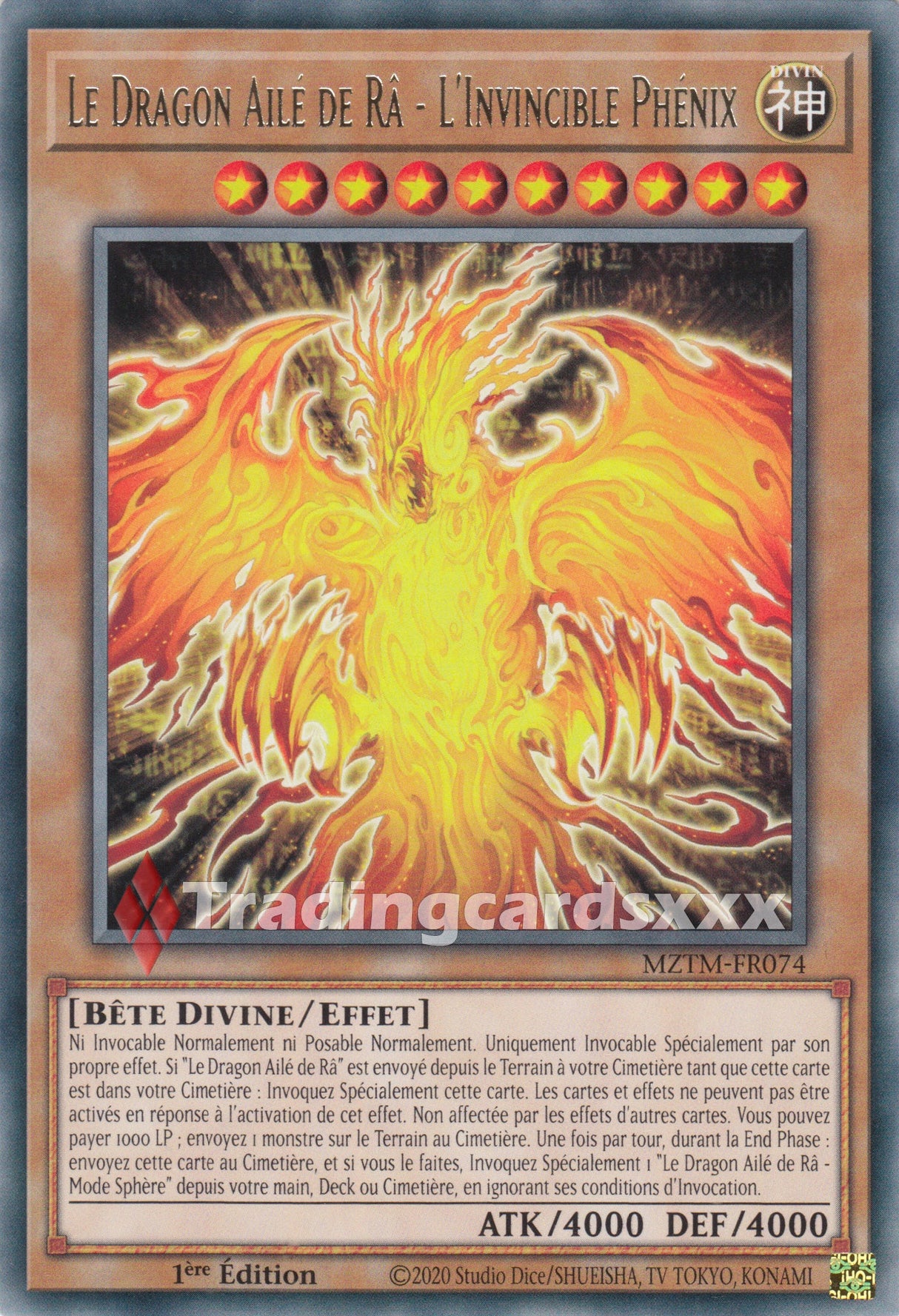Yu-Gi-Oh! Le Dragon Ailé de Râ - L'Invincible Phénix : R MZTM-FR074